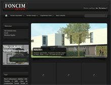 Tablet Screenshot of foncim-invest.com